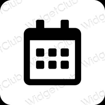 Esthetische Calendar app-pictogrammen