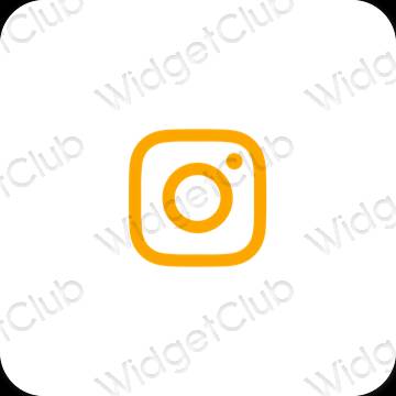 Estetické ikony aplikací Instagram
