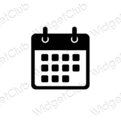 نمادهای برنامه زیباشناسی Calendar