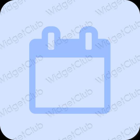 Estetico porpora Calendar icone dell'app