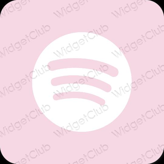 Esthetische Spotify app-pictogrammen