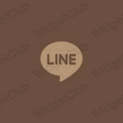 Esthetische LINE app-pictogrammen