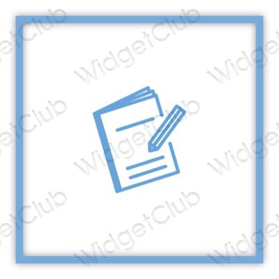 جمالية Notes أيقونات التطبيقات