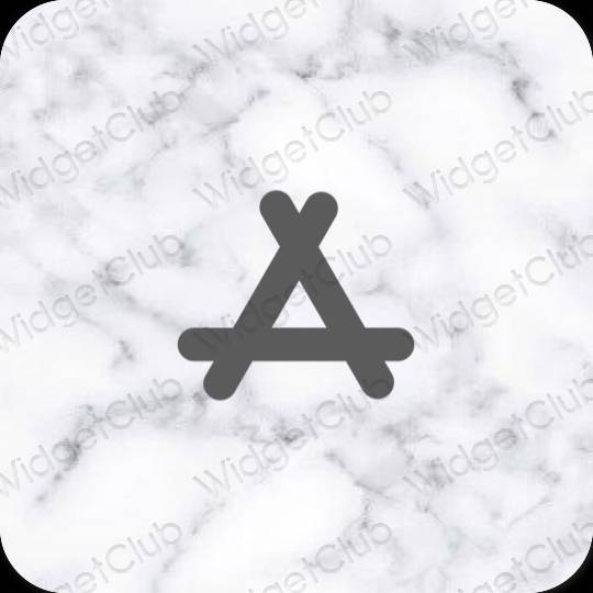 эстетический серый AppStore значки приложений