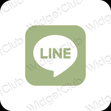 Aesthetic LINE app icons