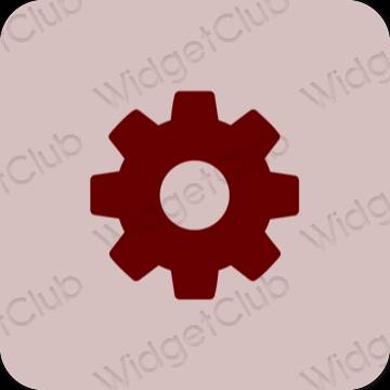 Esthetische Settings app-pictogrammen