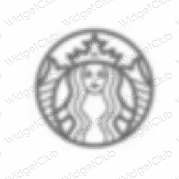 Aesthetic Starbucks app icons