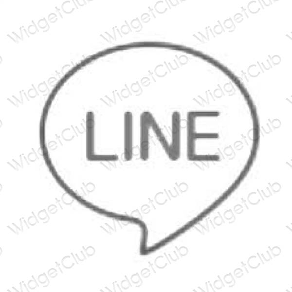 Estetske LINE ikone aplikacija