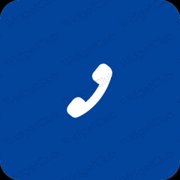 Blue Phone Icon Png #389283 - Free Icons Library