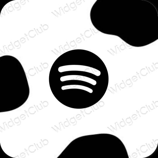 Estetické ikony aplikací Spotify