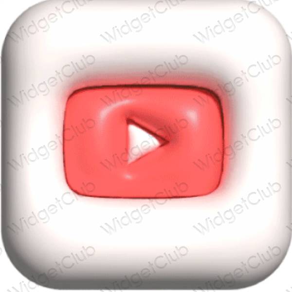 Estetické ikony aplikácií Youtube