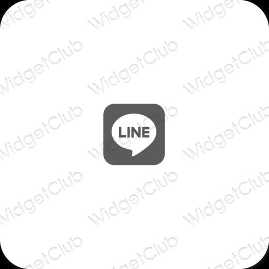 Ästhetische LINE App-Symbole