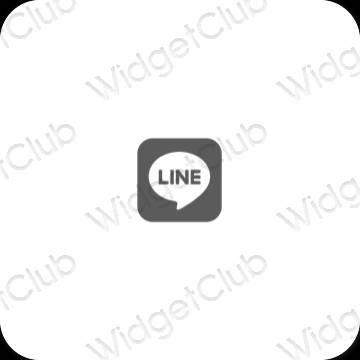 Ästhetische LINE App-Symbole