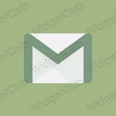 אייקוני אפליקציה Gmail אסתטיים