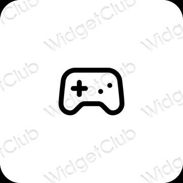 ესთეტიკური Game აპლიკაციის ხატები