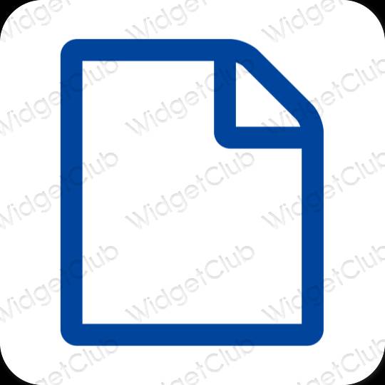 Estetske Notes ikone aplikacija