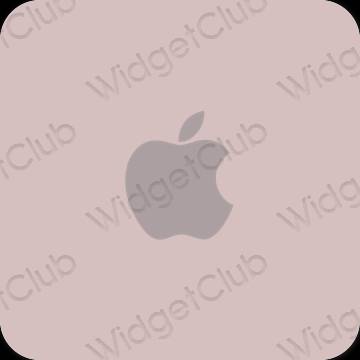 Estetsko roza Apple Store ikone aplikacij