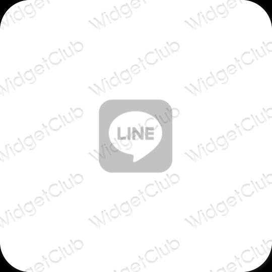 Esthetische LINE app-pictogrammen