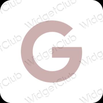 نمادهای برنامه زیباشناسی Google