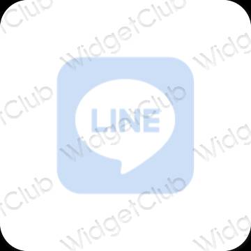 Esthetische LINE app-pictogrammen