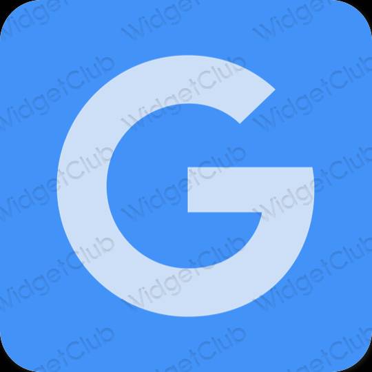 אֶסתֵטִי כחול ניאון Gmail סמלי אפליקציה