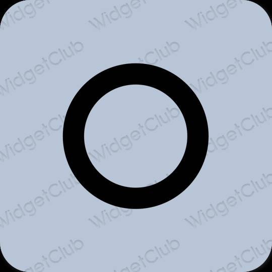 Esthétique mauve TikTok icônes d'application