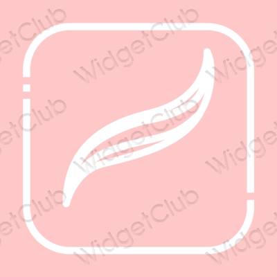 Estetico rosa Pocket icone dell'app