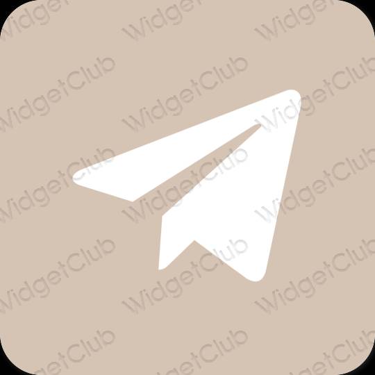 Estetis krem Telegram ikon aplikasi