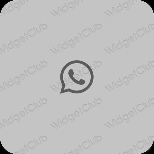 រូបតំណាងកម្មវិធី WhatsApp សោភ័ណភាព
