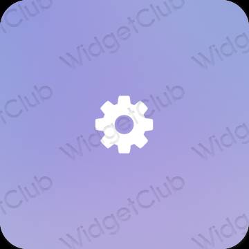 Aesthetic Settings app icons
