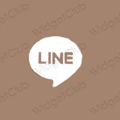 Estetske LINE ikone aplikacija