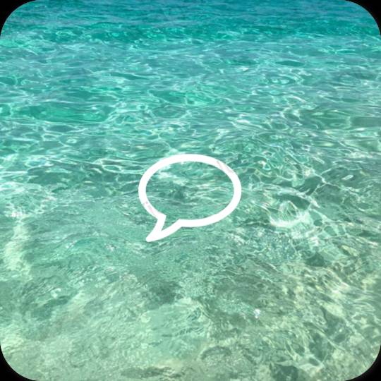 Esthetische Messages app-pictogrammen