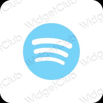 Ästhetische Spotify App-Symbole