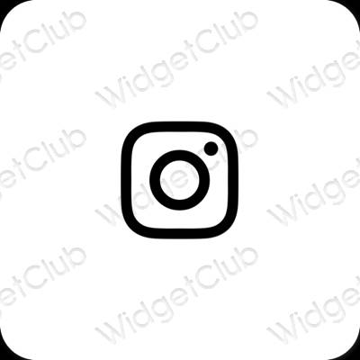 Biểu tượng ứng dụng Instagram thẩm mỹ