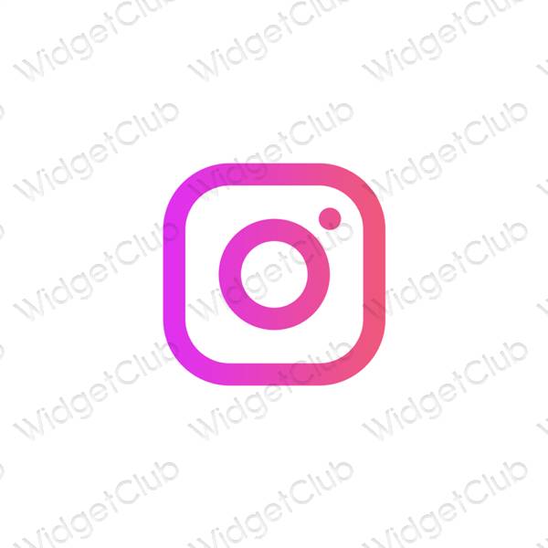 Esteetilised Instagram rakenduste ikoonid