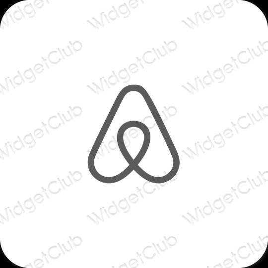 Ästhetische Airbnb App-Symbole