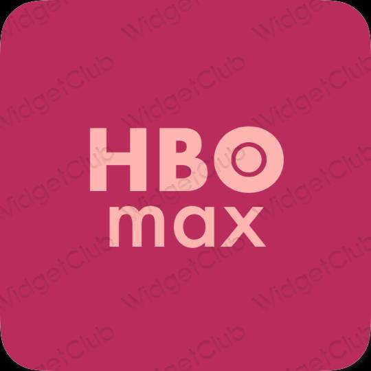 Aesthetic purple HBO MAX app icons