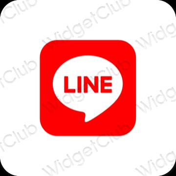 Estetske LINE ikone aplikacij