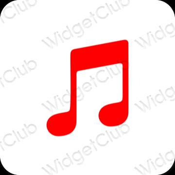 Icônes d'application Apple Music esthétiques