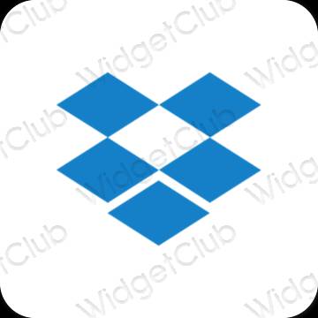 Estética Dropbox iconos de aplicaciones