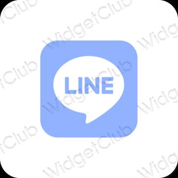 Esthetische LINE app-pictogrammen