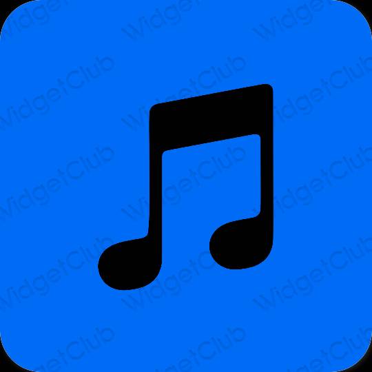 Estetické Fialová Music ikony aplikácií