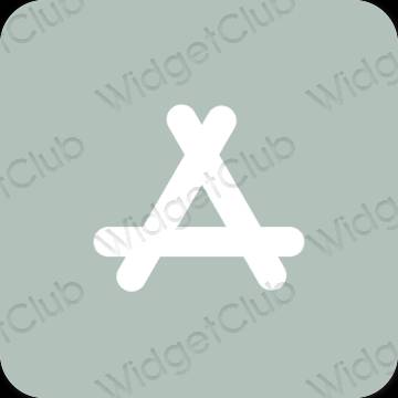 Estetico verde AppStore icone dell'app