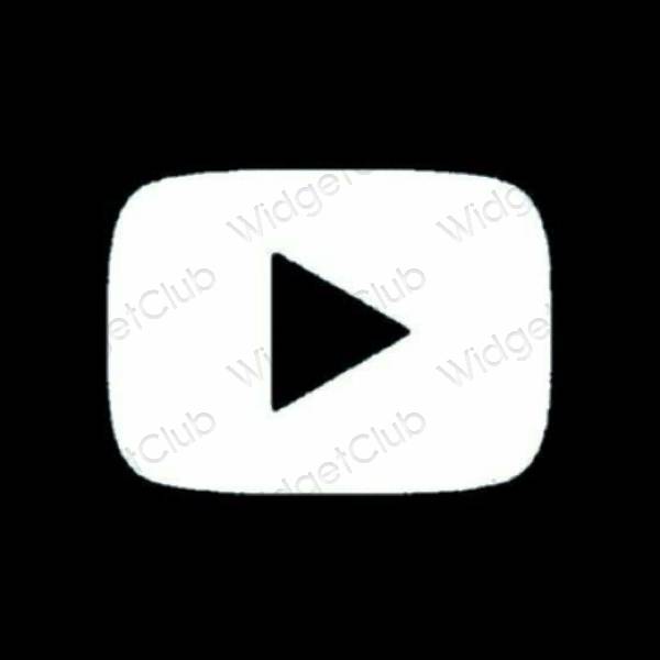 جمالية Youtube أيقونات التطبيقات