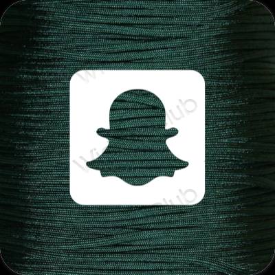 Estetyczne snapchat ikony aplikacji