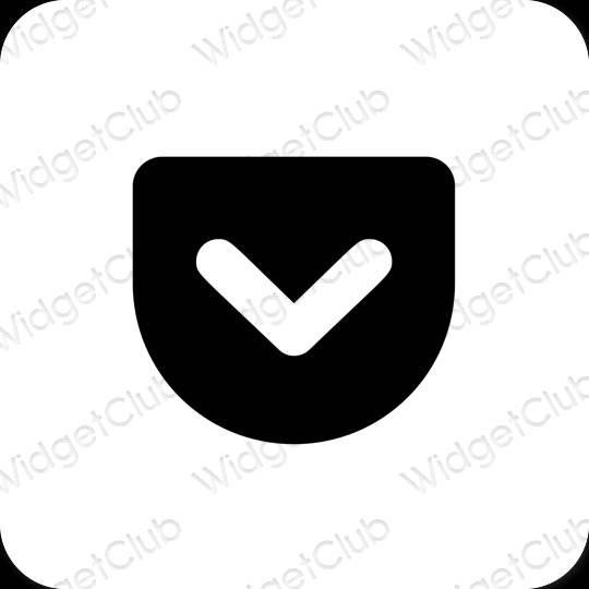 Estética Pocket iconos de aplicaciones