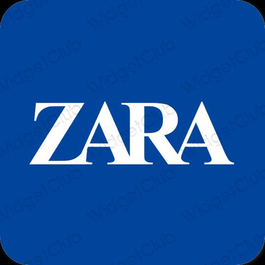 審美的 紫色的 ZARA 應用程序圖標