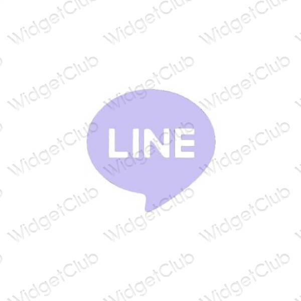 Estética LINE iconos de aplicaciones