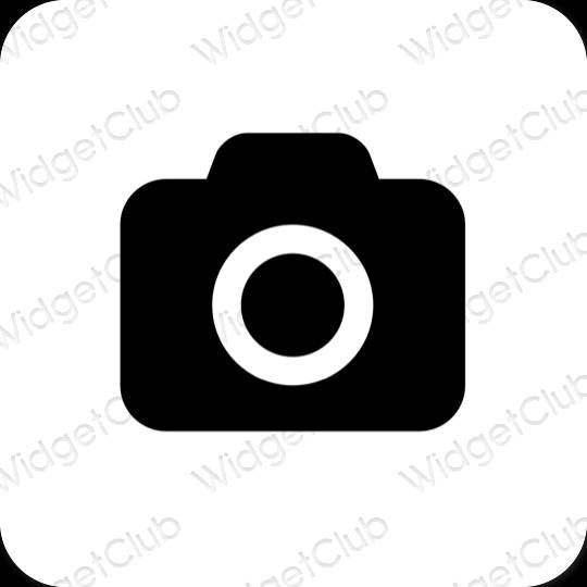 Esthetische Camera app-pictogrammen