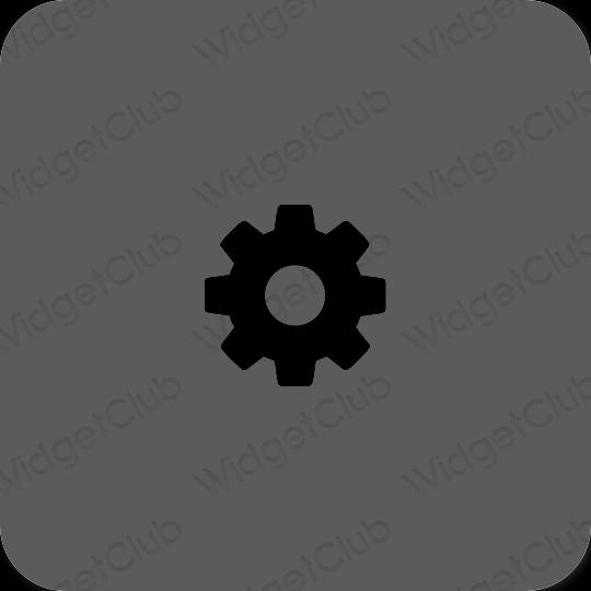 Ästhetische Settings App-Symbole